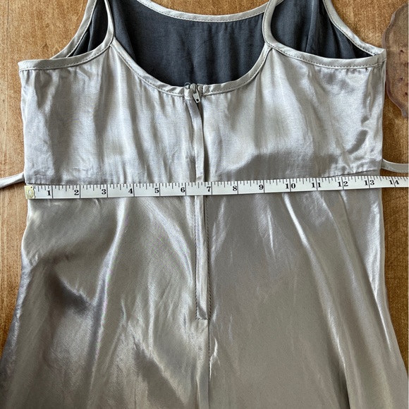 Vintage 1990s Silver Spaghetti Strap Dress - Picture 6 of 13